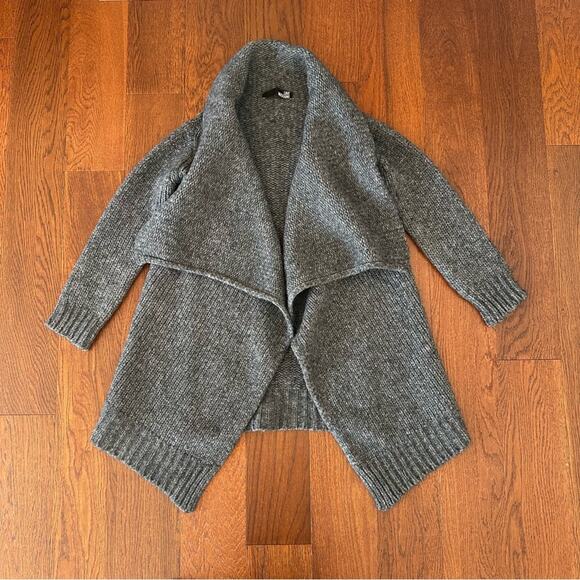 Love Moschino Grey Shawl Cardigan Sweater size US4 - Picture 7 of 12